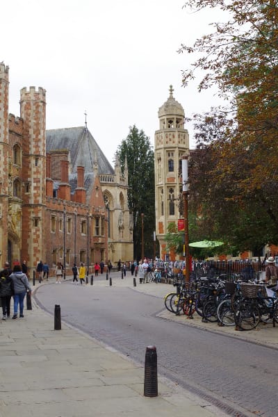 Cambridge University Street Scene
